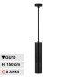 Immagine 1 - V-Tac VT-976 Lampadario a Sospensione con Portalampada Per Lampadine GU10 in Alluminio Colore Nero e Riflettore Oro - SKU 6686