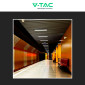 Immagine 6 - V-Tac VT-80060 Tubo LED 18W SMD Lampadina 60cm Plafoniera Linkabile IP65 - SKU 23087 / 23088