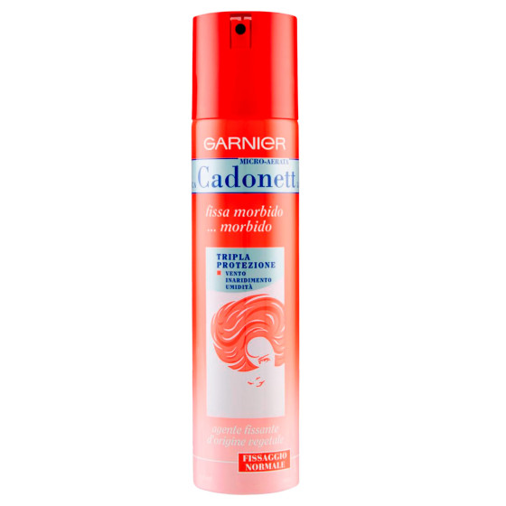 Garnier Cadonett Lacca Fissaggio Normale Flacone Spray 250ml Garnier Cadonett Lacca Fissaggio Normale Flacone Spray 250ml