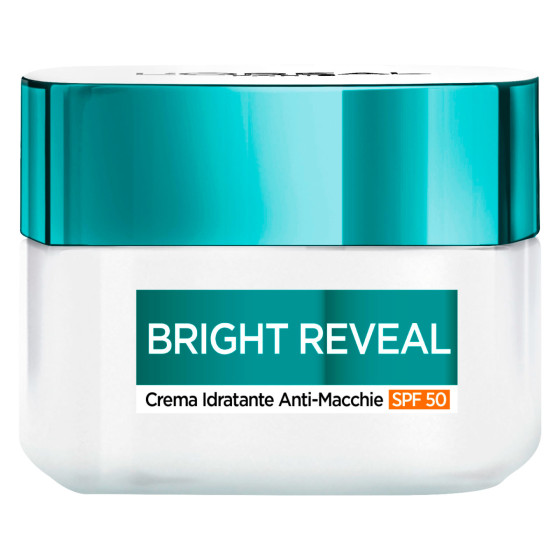 Bright Reveal Crema Viso Idratante Anti-Macchie SPF 50 L'Oréal Paris Bright Reveal Crema Viso Idratante Anti-Macchie SPF 50 L'Oréal Paris