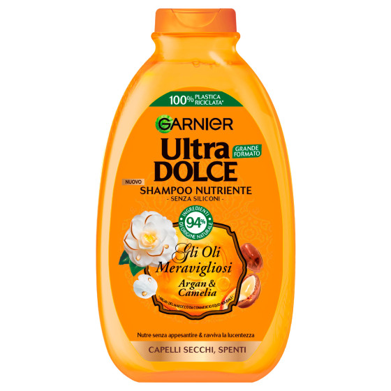 Garnier Ultra Dolce Shampoo Nutriente Gli Oli Meravigliosi 400ml Garnier Ultra Dolce Shampoo Nutriente Gli Oli Meravigliosi 400ml