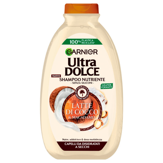 Garnier Ultra Dolce Shampoo Nutriente con Latte di Cocco 400ml Garnier Ultra Dolce Shampoo Nutriente con Latte di Cocco 400ml
