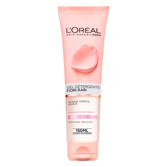 Gel Detergente Viso Fiori Rari Pelli Secche Sensibili L'Oréal Paris
