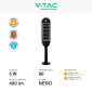 Immagine 4 - V-Tac VT-945 Lampada LED da Giardino 5W SMD Sensore PIR di Movimento Crepuscolare e Pannello Solare IP65 - SKU 6666 / 6665