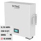 Immagine 1 - V-Tac VT-48100E-W Batteria BMS da Muro LiFePO4 51,2V 100Ah 5,12kWh per Inverter Impianto Fotovoltaico CEI 0-21 - SKU 11526