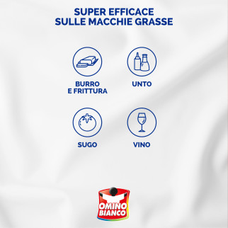 Smacchia e Sgrassa Pre-Trattante Spray Omino Bianco 500ml