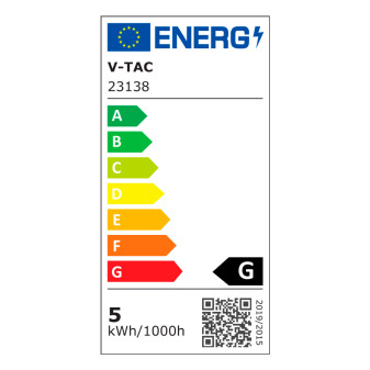 V-Tac VT-COB 320 Striscia LED COB Flessibile 50W 320 LED/m 5m 24V IP67