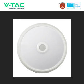 VT-13CCT Plafoniera 3in1 LED Rotonda 12W SMD Chip Samsung V-Tac Pro