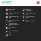 Immagine 3 - V-Tac Hiconics Batteria Stack 102,4V 50Ah 5,1kWh per Kit Fotovoltaico All-In-One Monofase IP65 CEI 0-21 - SKU 11983 [TERMINATO]