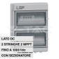 Immagine 1 - V-Tac Quadro Elettrico Lato DC 2 Stringhe 2 MPPT 1000V 16A IP65 con Sezionatore - SKU 11951