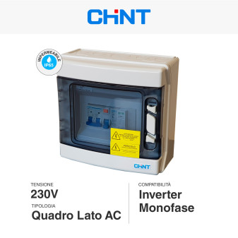 Quadro Elettrico Lato AC 230V IP65 Monofase 6kW Chint