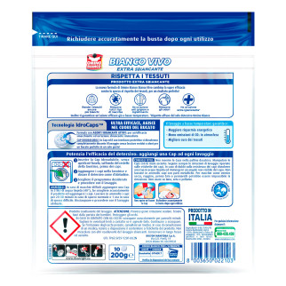 Additivo Bianco Vivo 10 Caspule Azione Sbiancante Omino Bianco
