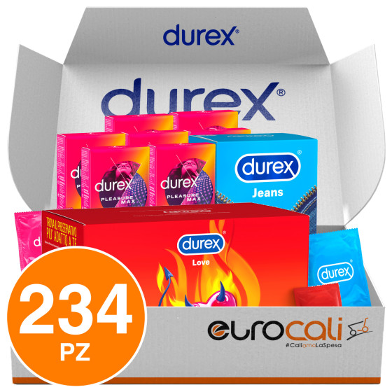 Preservativi Durex Assortiti Kit da 234 Profilattici Preservativi Durex Assortiti Kit da 234 Profilattici