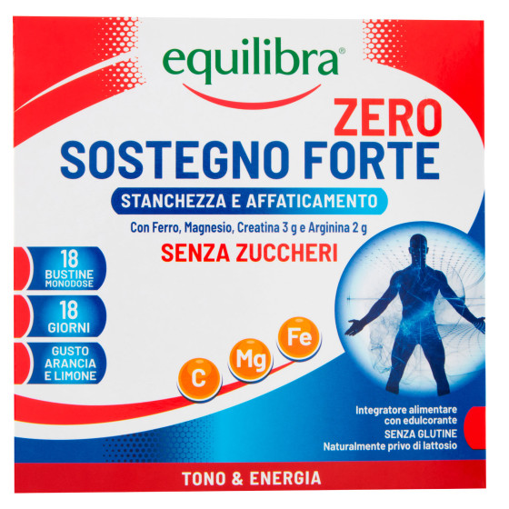 Equilibra Sostegno Forte Zero Integratore 18 Bustine Equilibra Sostegno Forte Zero Integratore 18 Bustine