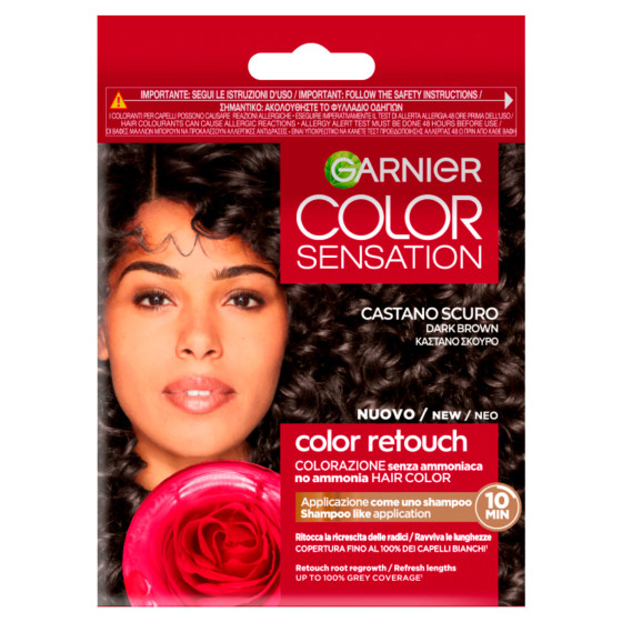 Garnier Color Sensation Retouch Ritocco Radici Colore Castano Scuro Garnier Color Sensation Retouch Ritocco Radici Colore Castano Scuro