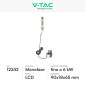 Immagine 2 - V-Tac Misuratore per Inverter Monofase di Sistemi All-In-One RS485 con Display LCD per Impianti Fotovoltaici - SKU 12242