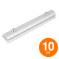 Immagine 1 - V-Tac Giunzione in Alluminio per Binari da Installazione Pannelli Solari Fotovoltaici - 10 Pezzi - SKU 113941