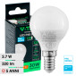 Immagine 1 - V-Tac Pro VT-1804 Lampadina LED E14 3,7W MiniGlobo P45 SMD Chip Samsung - SKU 8042 / 8043 / 8044