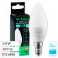 Immagine 1 - V-Tac Pro VT-268 Lampadina LED E14 6,5W Candela C37 SMD Chip Samsung - SKU 21112 / 21113