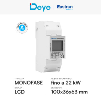 Eastron SDM230-modbus Misuratore Smart Inverter Deye Monofase