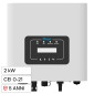 Immagine 1 - V-Tac Deye Inverter Monofase On-Grid 2kW IP65 con Display LCD per Impianto Fotovoltaico CEI 0-21 - SKU 11956