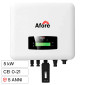 Immagine 1 - V-Tac Afore Inverter Monofase On-Grid 5kW IP65 con Display LCD per Impianto Fotovoltaico CEI 0-21 - SKU 11979