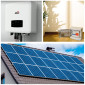 Immagine 10 - Kit On-Grid 12 Pannelli Solari V-Tac 410W + Inverter Monofase 5kW CEI 0-21 + Quadro Elettrico DC 2 Stringhe + Quadro Chint AC