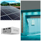 Immagine 9 - V-Tac Kit 3,69kW 9 Pannelli Solari Fotovoltaici 410W + Inverter Monofase + Batteria 9,60kWh - SKU 119109 + 11725 + 11523