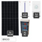 Immagine 1 - Kit 9 Pannelli Solari V-Tac 410W + Inverter Deye Monofase 3,6kW CEI 0-21 + Batteria 6,14kWh + Quadro Elettrico DC/AC 2 Stringhe