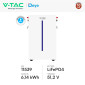Immagine 4 - Kit 9 Pannelli Solari V-Tac 410W + Inverter Deye Monofase 3,6kW CEI 0-21 + Batteria 6,14kWh + Quadro Elettrico DC/AC 2 Stringhe