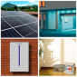 Immagine 10 - Kit 9 Pannelli Solari V-Tac 410W + Inverter Deye Monofase 3,6kW CEI 0-21 + Batteria 6,14kWh + Quadro Elettrico DC/AC 2 Stringhe