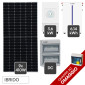 Immagine 1 - Kit 9 Pannelli Solari V-Tac 410W + Inverter Monofase 3,6kW CEI 0-21 + Batteria BMS 6,14kWh + Quadro DC 2 Stringhe + Quadro AC