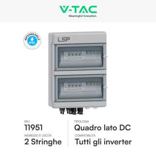 Kit 9 Pannelli Solari 410W + Inverter 3,6kW + Batteria + Quadri DC/AC