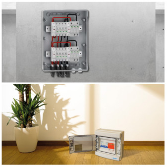 Kit 9 Pannelli Solari 410W + Inverter 3,6kW + Batteria + Quadri DC/AC