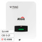Immagine 1 - V-Tac Afore Inverter Monofase Ibrido On-Grid / Off-Grid 3,6kW IP65 10 Anni con Display LCD Certificato CEI 0-21 - SKU 11955