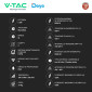 Immagine 3 - V-Tac Deye Inverter Fotovoltaico Monofase Ibrido On-Grid / Off-Grid 5kW Garanzia 10 Anni Display Touch LCD CEI 0-21 - SKU 11547