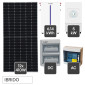 Immagine 1 - Kit 12 Pannelli Solari V-Tac 410W + Inverter Monofase 5kW CEI 0-21 + Batteria BMS 6,14kWh + Quadro DC 2 Stringhe + Quadro AC