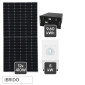 Immagine 1 - V-Tac Kit 4,92kW 12 Pannelli Solari Fotovoltaici 410W + Inverter Monofase + Batteria Rack 9,60kWh - SKU 1191012 + 11547 + 11523