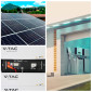 Immagine 8 - V-Tac Kit 4,92kW 12 Pannelli Solari Fotovoltaici 410W + Inverter Monofase + Batteria 5,12kWh - SKU 1189912 + 11819 + 11377