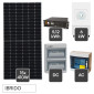 Immagine 1 - Kit 15 Pannelli Solari V-Tac Austa 410W + Inverter Deye Monofase + Batteria Rack 5,12kWh + Quadro DC 2 Stringhe + Quadro AC
