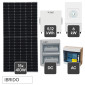Immagine 1 - Kit 15 Pannelli Solari V-Tac Austa 410W + Inverter Deye Monofase + Batteria da Muro 5,12kWh + Quadro DC 2 Stringhe + Quadro AC