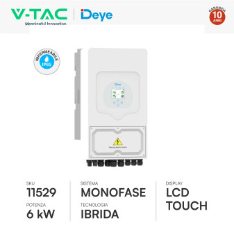 Set 15 Pannelli Solari 410W + Inverter 6kW + Batteria V-Tac