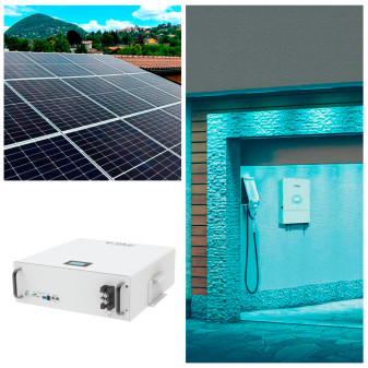 Set 15 Pannelli Solari 410W + Inverter 6kW + Batteria V-Tac