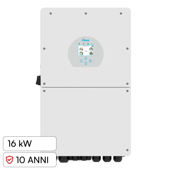 V-Tac Inverter Monofase Ibrido On-Grid / Off-Grid 16kW IP65 V-Tac Inverter Monofase Ibrido On-Grid / Off-Grid 16kW IP65
