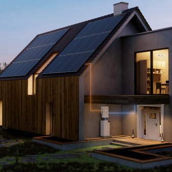 V-Tac Inverter Monofase Ibrido On-Grid / Off-Grid 16kW IP65