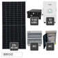Immagine 1 - Kit 24 Pannelli Solari V-Tac Austa 410W + Inverter Trifase Deye 10kW + Batteria BMS 9,60kWh + Quadro DC 3 Stringhe + Quadro AC