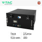Immagine 4 - Kit 24 Pannelli Solari V-Tac Austa 410W + Inverter Trifase Deye 10kW + Batteria BMS 9,60kWh + Quadro DC 3 Stringhe + Quadro AC
