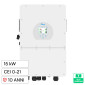 Immagine 1 - V-Tac Deye Inverter Trifase Ibrido On-Grid / Off-Grid 15kW IP65 10 Anni con Display LCD Certificato CEI 0-21 - SKU 12169