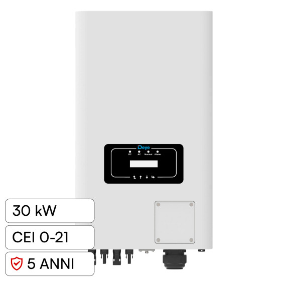 V-Tac Inverter On Grid 30kW Trifase Impianto Fotovoltaico CEI 0-21 V-Tac Inverter On Grid 30kW Trifase Impianto Fotovoltaico CEI 0-21