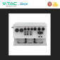 Immagine 5 - V-Tac Deye Inverter Fotovoltaico Trifase Ibrido On-Grid / Off-Grid 8kW 10 Anni Display LCD Certificato CEI 0-21 - SKU 11835
